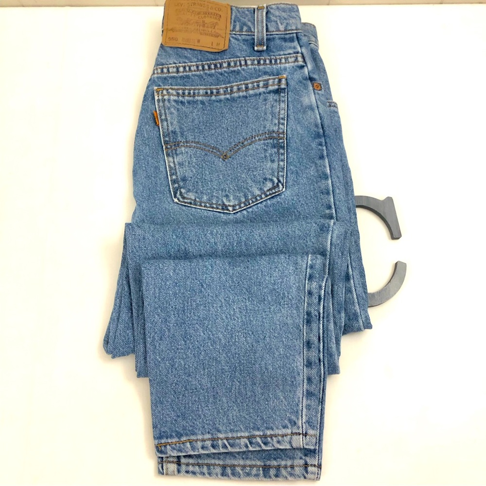 Levi’s Sz 30 VTG 950 Relax Fit Orange Tab Jeans